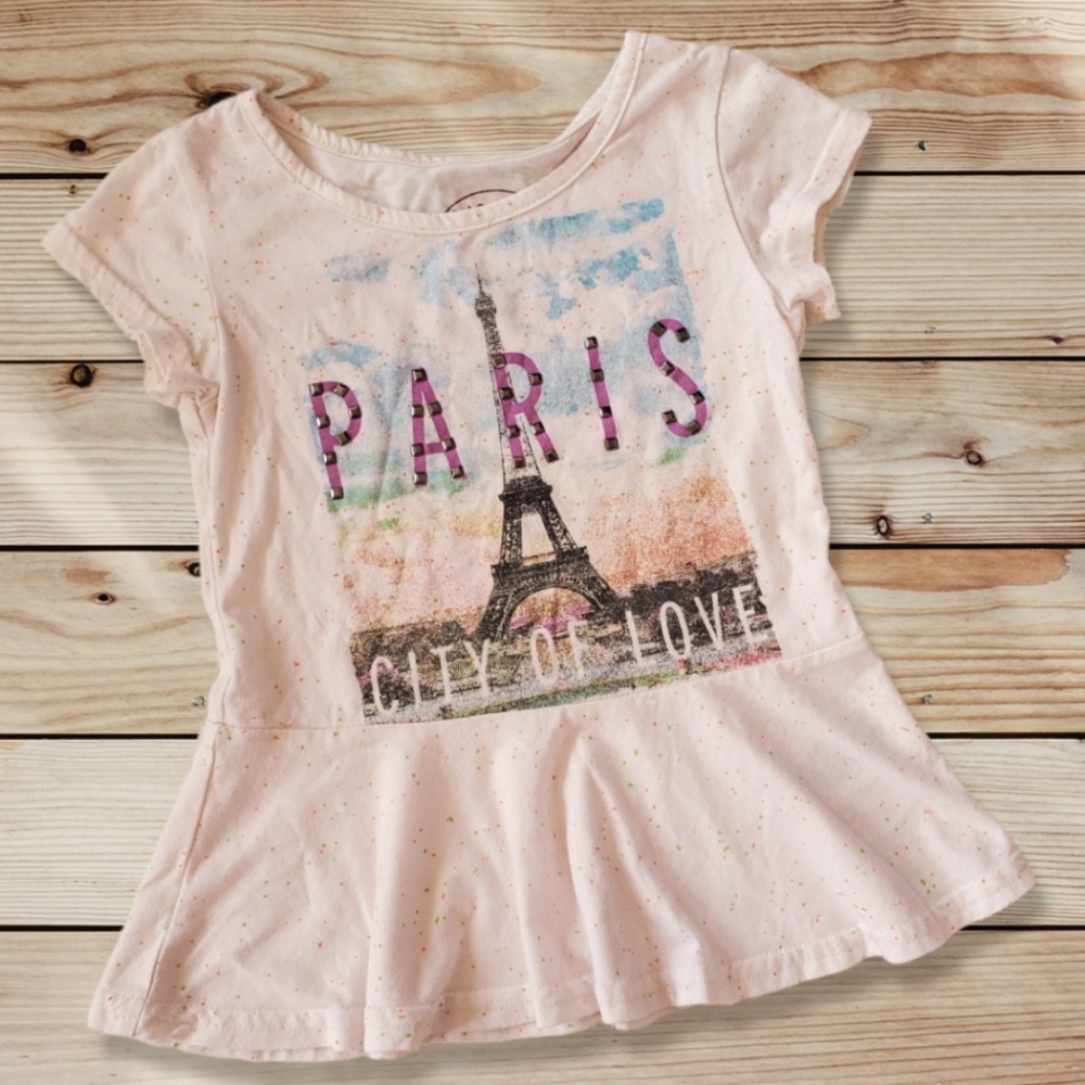 Paris Peplum Girl Top